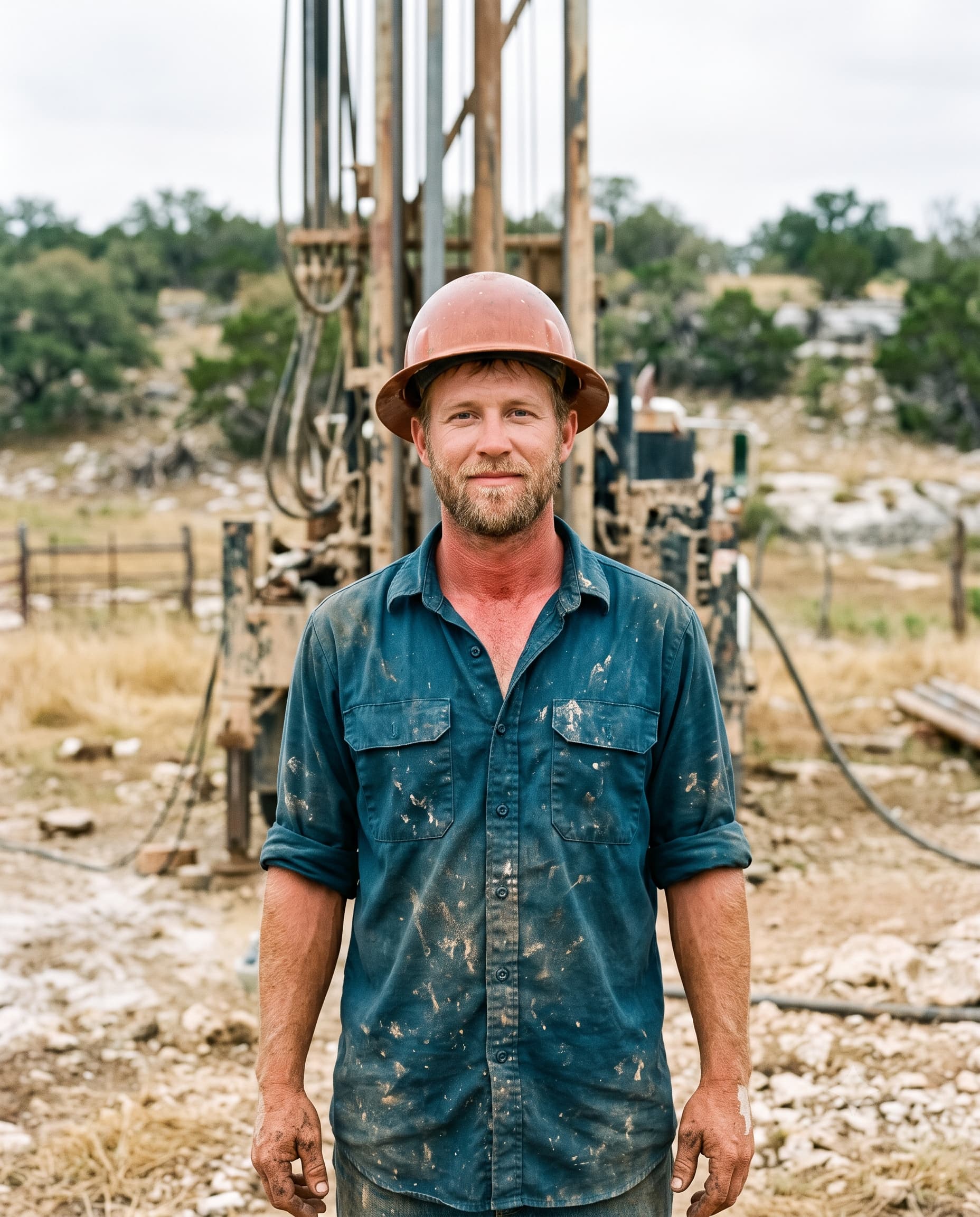 Cody Sterling, third-generation owner and licensed driller at Sterling Ridge